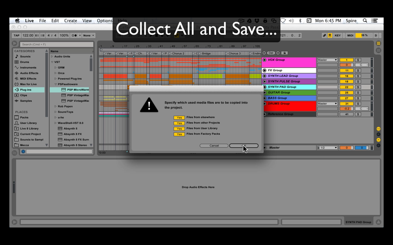 sharing live projects