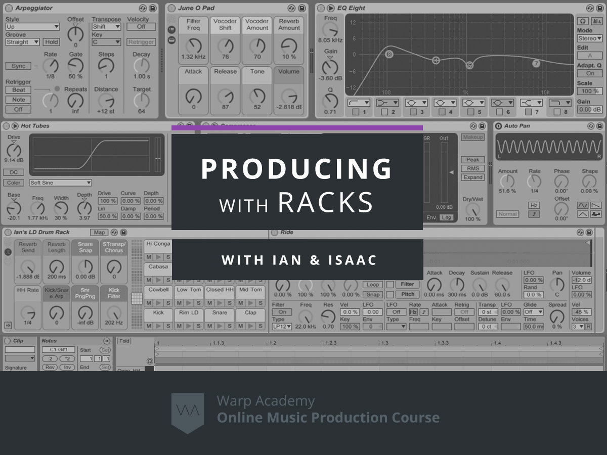 producing with racks