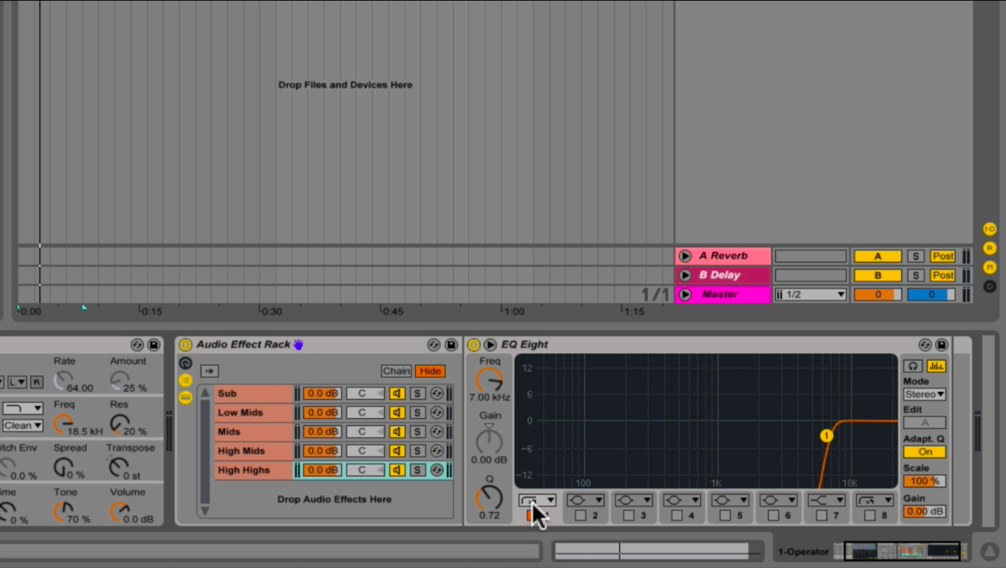 multi-band chorus distortion bass