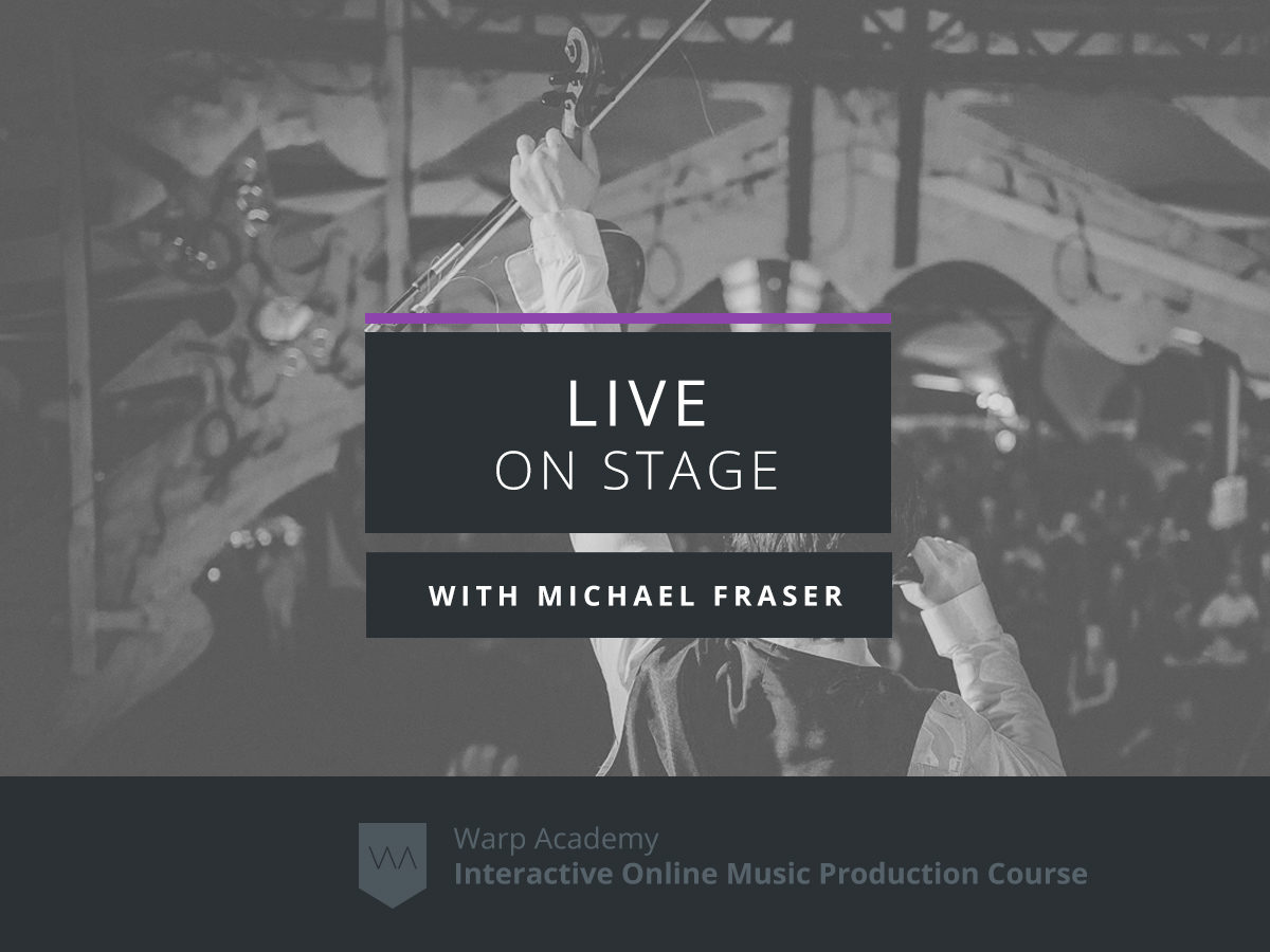 live on stage