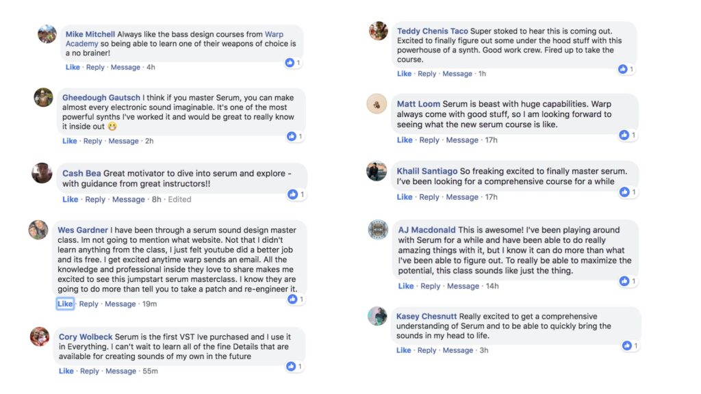 Facebook reviews