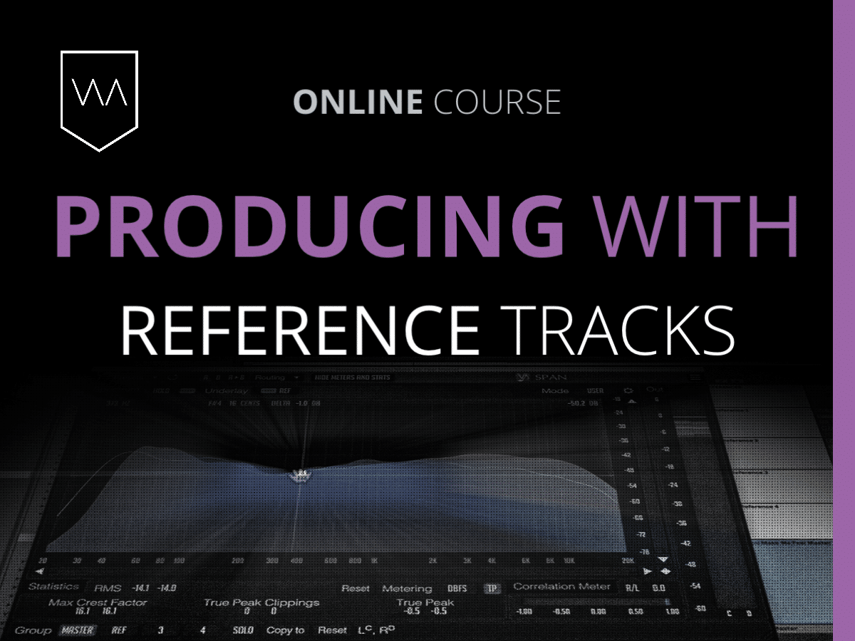 Reference tracks mixing course feature graphic